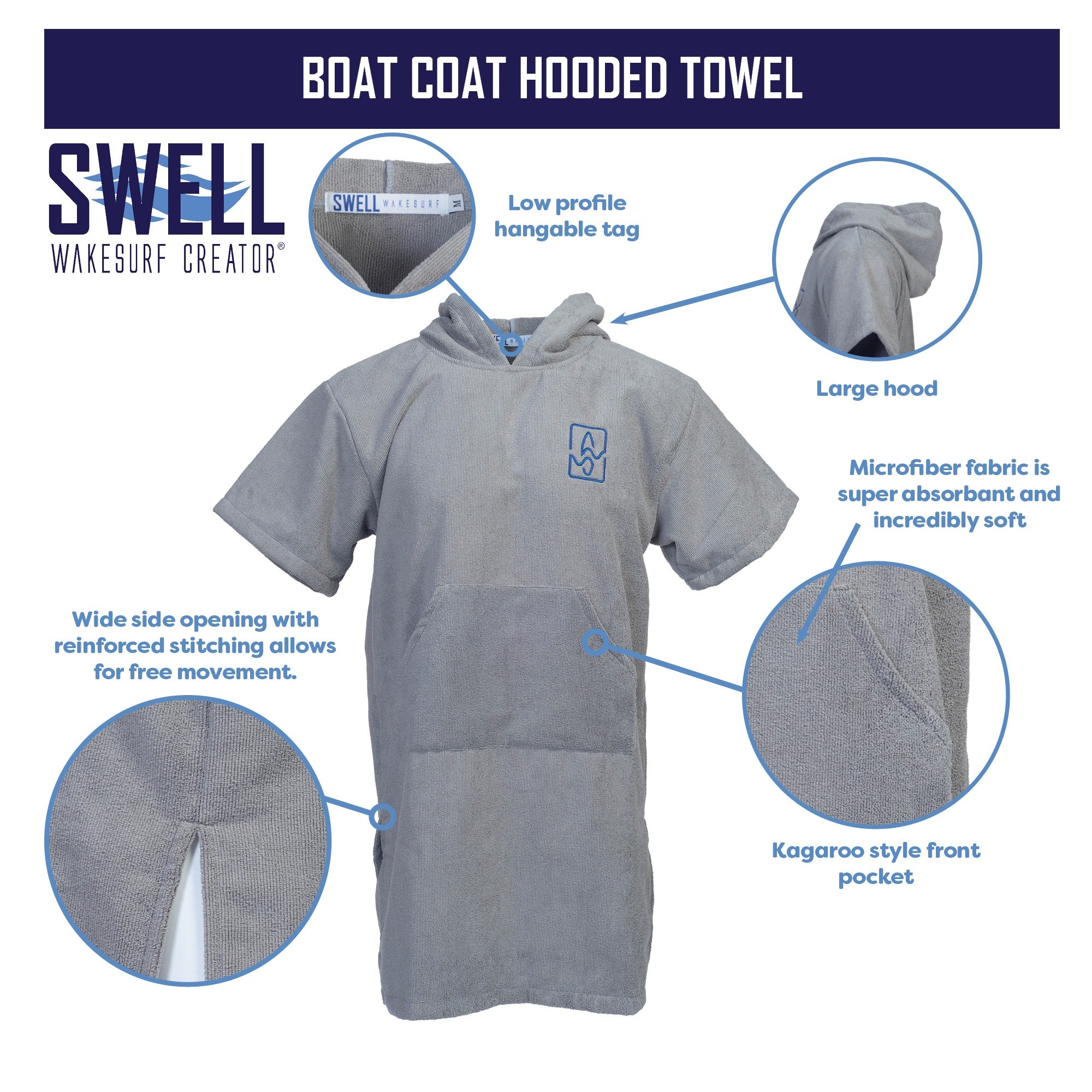 SWELL Wakesurf - Boat Coat - Open Box SWELL Wakesurf